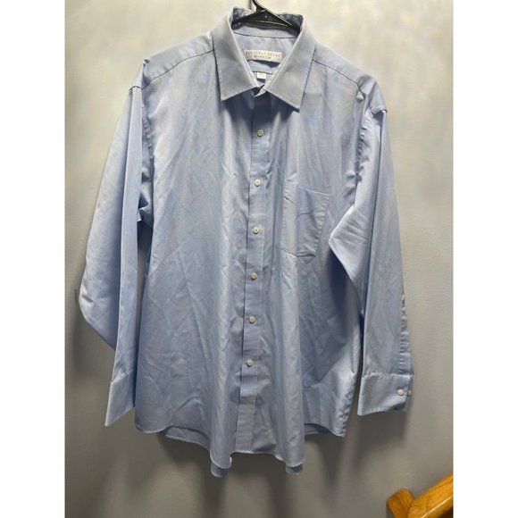 Geoffrey Beene  wrinkle free  size 17 1/2  men shirt - Picture 1 of 6